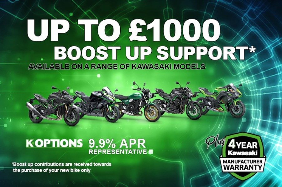 BOOST YOUR PURCHASE THIS OCTOBER WITH KAWASAKI