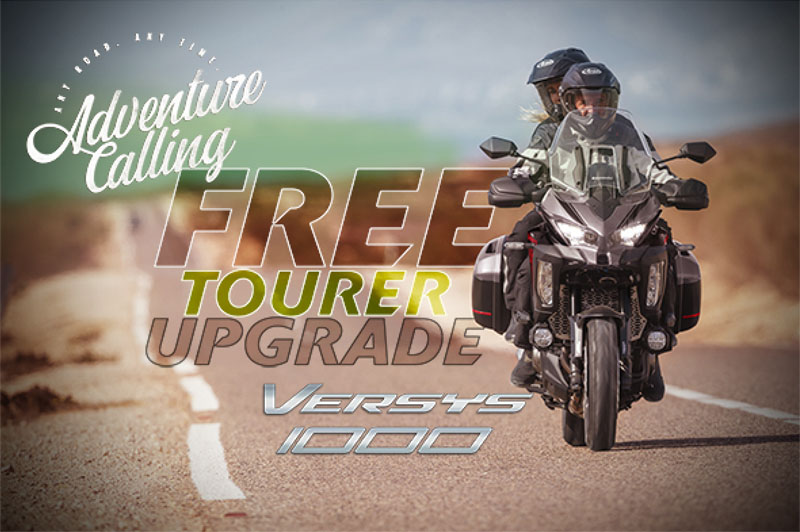 Free Tourer Upgrade on new Versys 1000 & 1000 SE