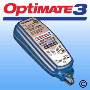 OptiMate 3 - 12v Battery Charger, Optimiser and Maintainer