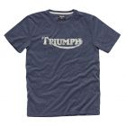 Triumph Vintage Logo T-Shirt - Blue