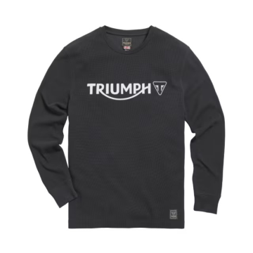 Bettmann Long Sleeve Waffle Tee Black