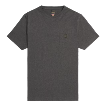 Ditchling Back Logo Pocket Tee BLKMARL/BLK