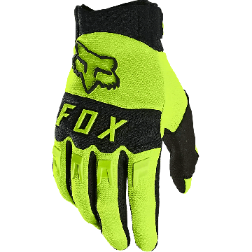 Fox Dirtpaw Gloves - Fluorescent Yellow
