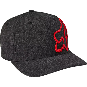 Fox Racing Clouded Flexfit 2.0 Cap - Black / Red