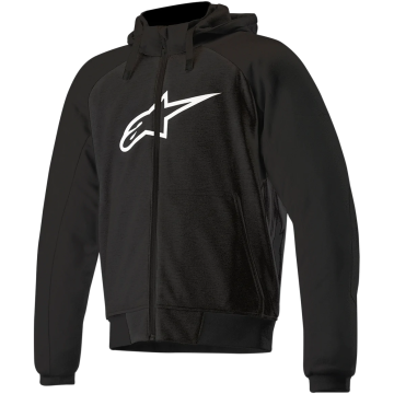 AlpineStars Chrome Sport Motorcycle Riding Hoodie - Black