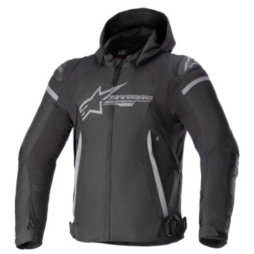 Alpinestars Zaca Waterproof Textile Jacket - Black / Dark Grey