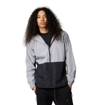 Fox Racing Leed Windbreaker Jacket - Steel Grey