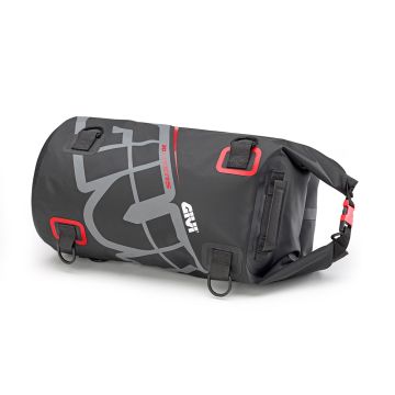 Givi EA114GR Waterproof Roll Seat Bag - 30L - Grey Red