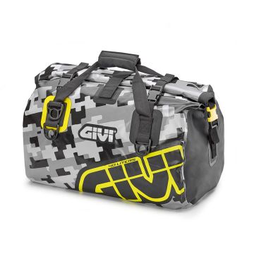 Givi EA115CM Waterproof Holdall - 40 ltr Grey / Yellow Camo