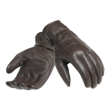Triumph Vance Leather Motorcycle Glove - Brown