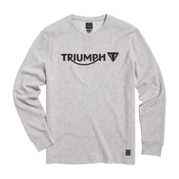 Bettmann Long Sleeve Waffle Tee Grey Marl