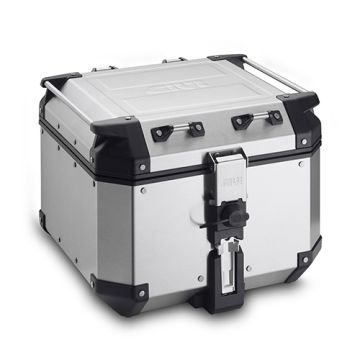 Givi OBKN42A Trekker Outback Silver Top Box / Case - 42 ltr