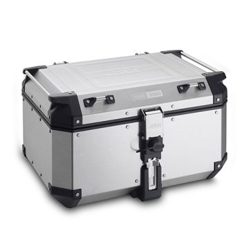 Givi OBKN58A Trekker Outback Silver Top Box / Case - 58 ltr