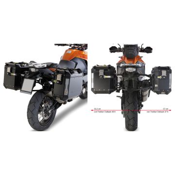 Givi PL7705CAM Pannier Racks for Trekker Outback - KTM 1050 / 1190 / 1290