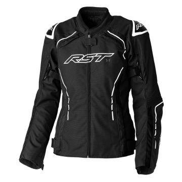 RST S1 CE Ladies Textile Jacket - Black / White