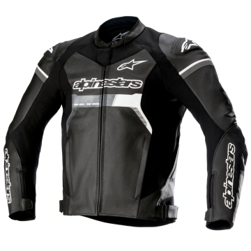 AlpineStars GP Force Leather Jacket - Black