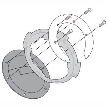 Givi BF71 Tanklock Fitting Kit for Versys 650 / Z650RS (22->)