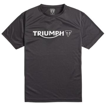 Triumph Rapid Dry Crew Neck Tee T-Shirt - Black