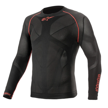 Ride Tech V2 Top Long Sleeve Summer Black/Red
