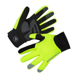 Endura Strike Waterproof Cycling Gloves - Hi-Viz Yellow
