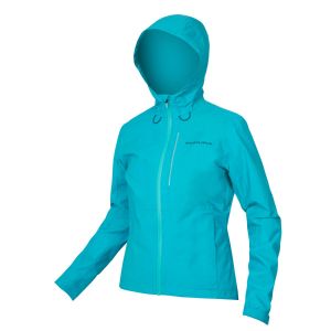 Endura Womens Hummvee Waterproof Hooded Cycle Jacket - Blue