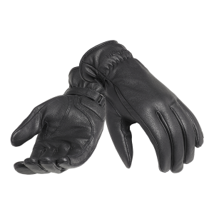 Triumph Vance Leather Motorcycle Glove - Black