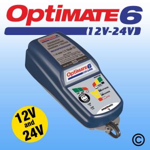 OptiMate 6 - 12V/24V Battery Charger/Optimiser