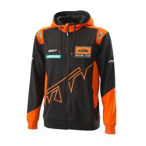 KTM Team Zip Hoodie - Black / Orange