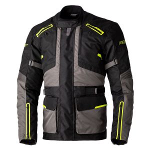RST Endurance Touring Textile Jacket - Black / Grey / Fluo Yellow