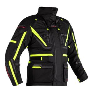 RST Pro Series Paragon 6 Airbag CE Textile Jacket - Black / Fluorescent Yellow