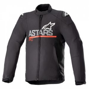 Alpinestars SMX Waterproof Textile Jacket - Black / Dark Grey / Bright Red