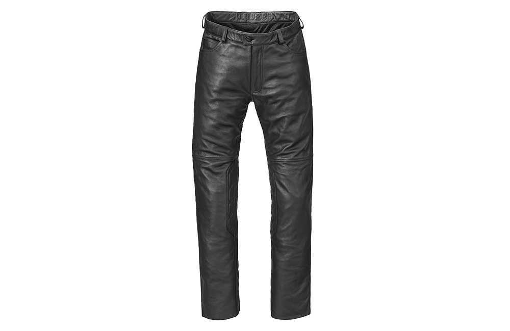 Triumph Dirk Mens Leather Motorcycle Jeans - Official Triumph Clothing ...